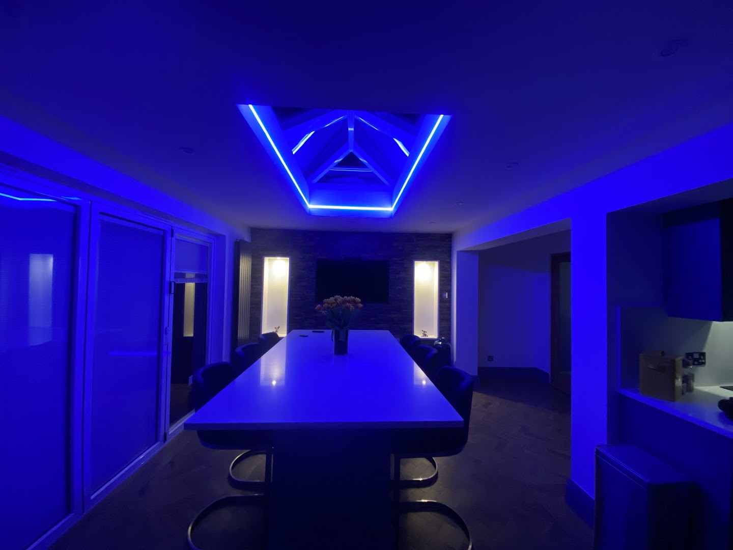 Wiring and lighting work